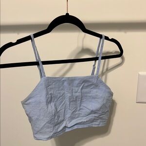 Light Blue Women's Crop Top